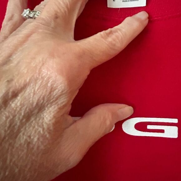 Dodge Red logo tee size Large white printing - Picture 6 of 7